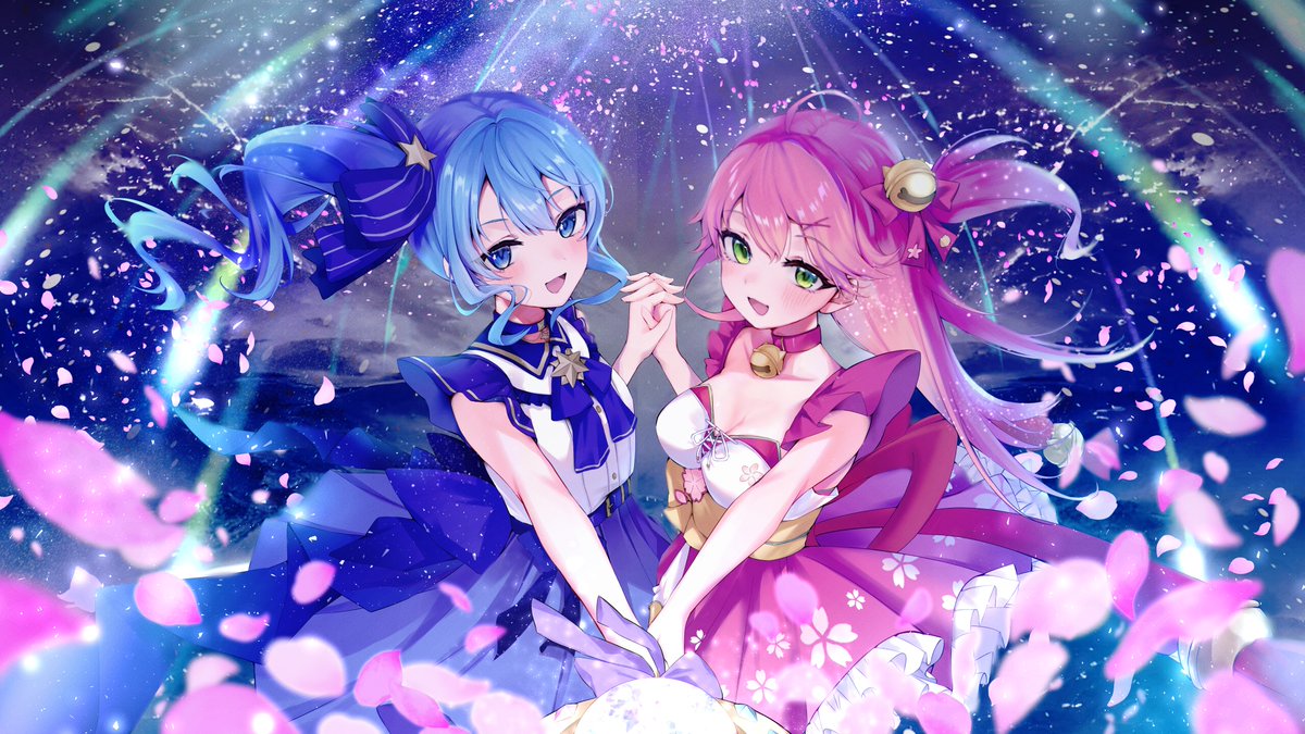 cute miko and suisei