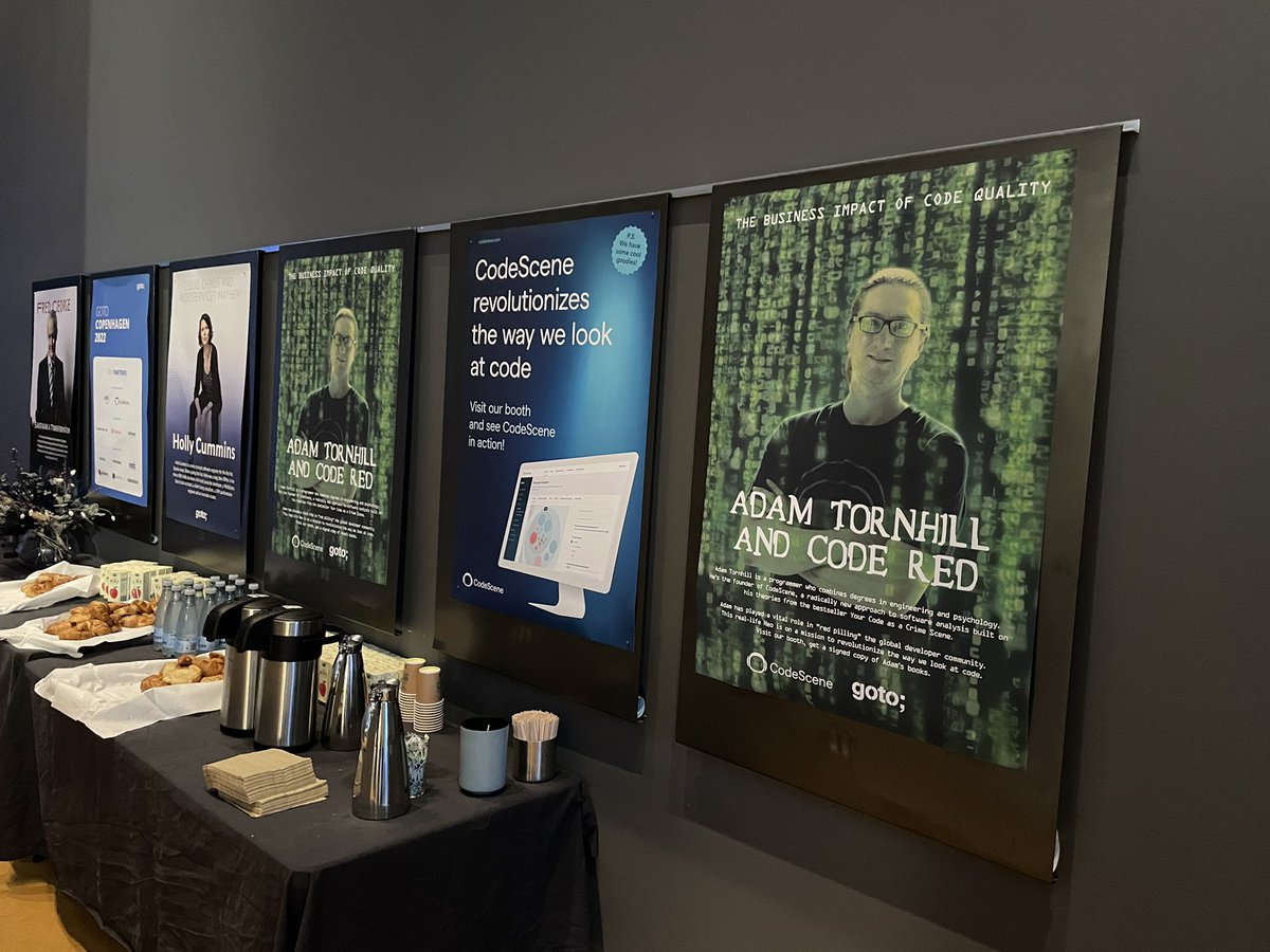 mattihanell's tweet image. Want to listen to insights regarding your source code that might revolutionize your daily work?
Visit GOTO Cph tomorrow, Tuesday at 3pm #AdamTornhill
#GOTOcph #CodeScene