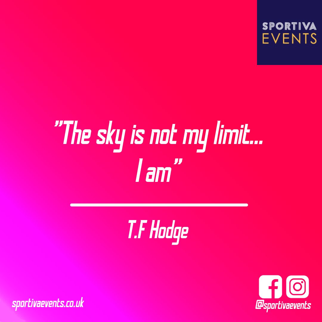 #mondaymotivation from T.F Hodge
#sportiva #livingforsport #training #quotes #inspiration