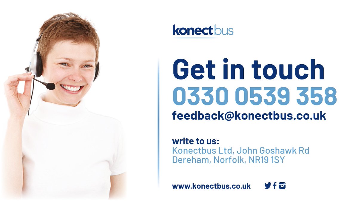 konectbuses's tweet photo. IT’S NATIONAL CUSTOMER SERVICES WEEK AND WE’RE HERE TO HELP
It’s national #customerservicesweek and we’d like you to know that our #customerservices team is on hand to answer any questions you may have.
Have a question, get in touch.
#nationalcustomerservicesweek https://t.co/ptusTmrysS