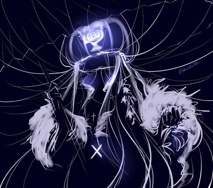 #weretober Day 3: Jellyfishhaha what is a werejellyfish anywayWhisperain Arknights! had some fun playing around with this concept. 