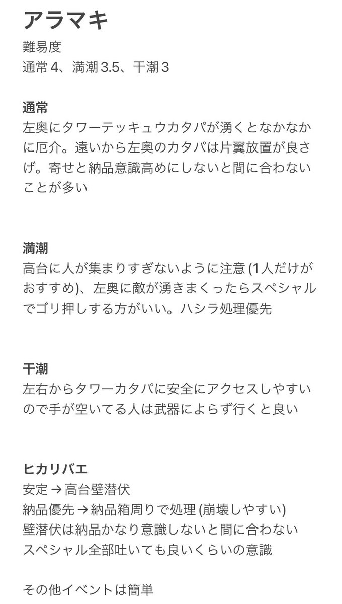 snsn_Splatoon's tweet photo. サーモンランNW全ステカンストしたから各ステージの評価とかアドバイス書いてみた。

前作ガチマばっかでサーモンランはほとんどしてなかった勢やから意見とかあったらぜひ教えて欲しい。 https://t.co/kkf4B1vZrP