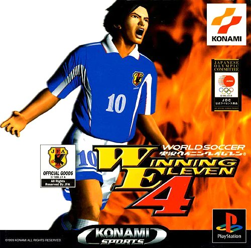 YoshiroMedia's tweet photo. [#Memories] World Soccer Jikkyou Winning Eleven 4 (also known as ISS Pro Evolution in North America and Europe) is the fourth installment of Konami's Winning Eleven football video game series that was released in 1999)

#RetroPES #WE4 #ISSPro #WinningEleven https://t.co/kbgox7Z8HV