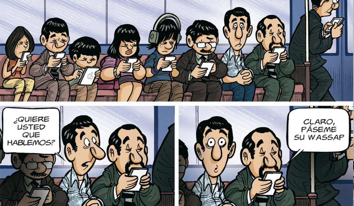 Farohumor's tweet photo. Ya hay gente que habla más con Siri que con su vecina.
#WhatsApp #incomunicacion #aislamiento https://t.co/BplwcV91wM