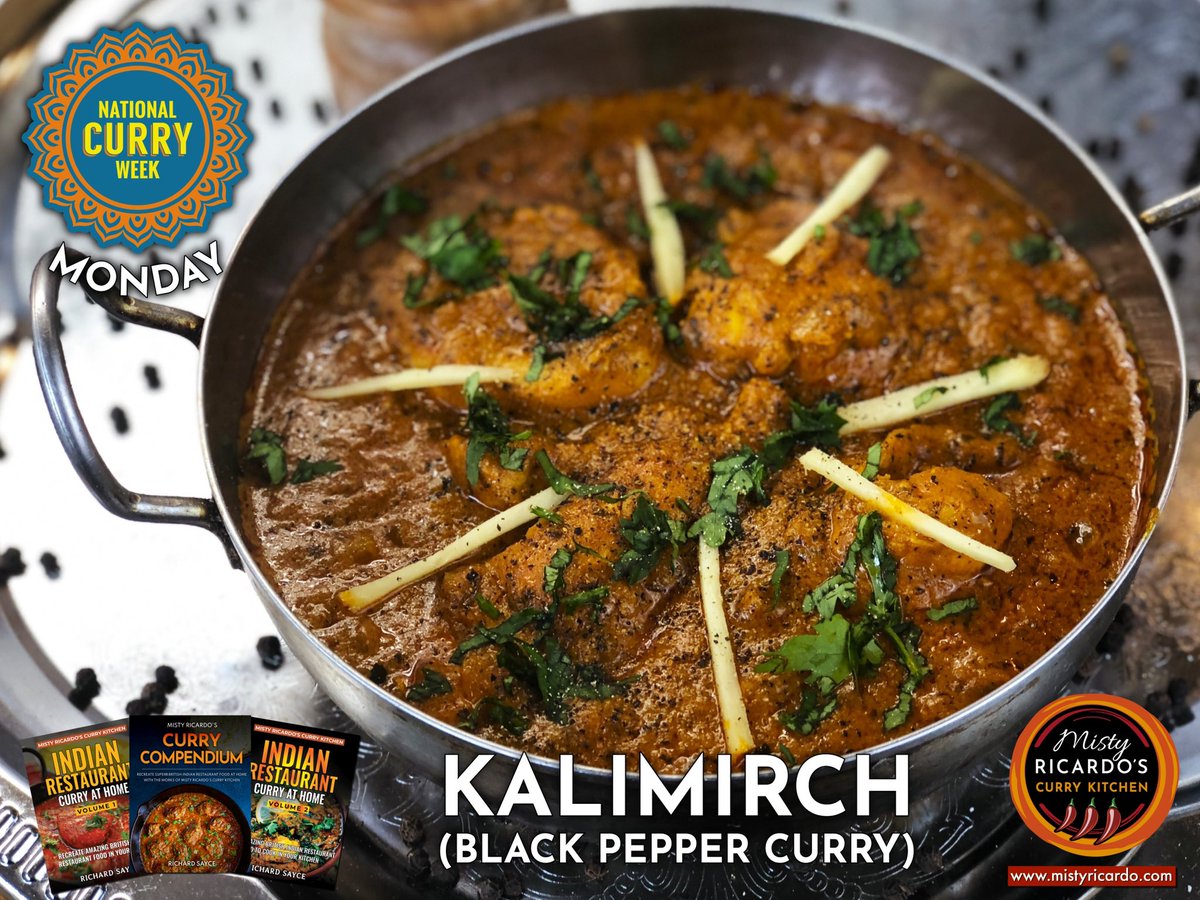 MistyRicardo's tweet photo. Monday - Kalimirch. National Curry Week @supportcurry
This delightful curry combines black pepper with ginger & cream and is medium spiced. It's delicious with some lemon rice on the side.
Recipe & Video: https://t.co/o72jpG7SLh
#nationalcurryweek #nationalcurryweek2022
#mrck https://t.co/lz3aJgFtHA