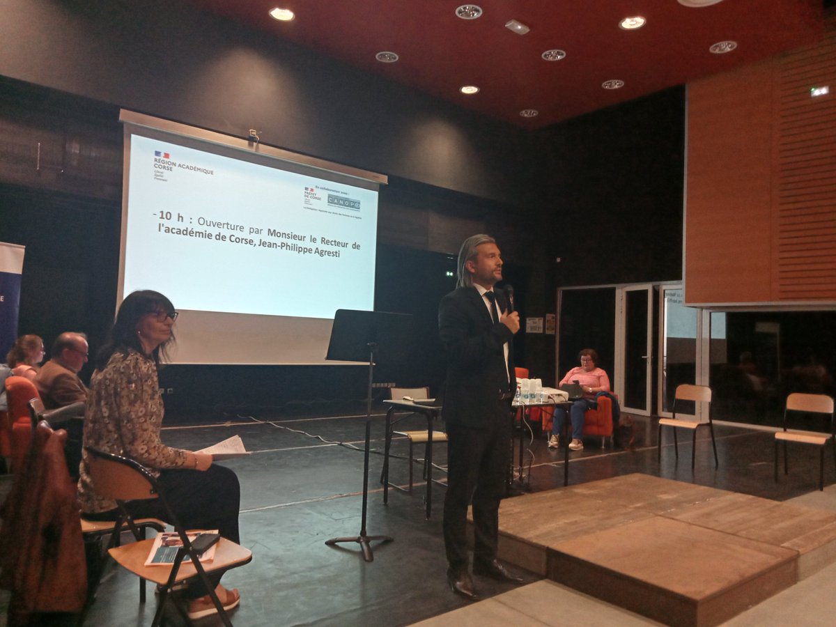 accorse's tweet photo. #Égalité | Un séminaire académique "Agir pour l'égalité filles-garçons" a lieu aujourd'hui et réunit personnels d’encadrement, référents égalité filles-garçons, infirmières, assistantes sociales et partenaires de l'@accorse. Conférences, tables rondes, mutualisation, de 9h à 17h. https://t.co/3AgHfIWXe0