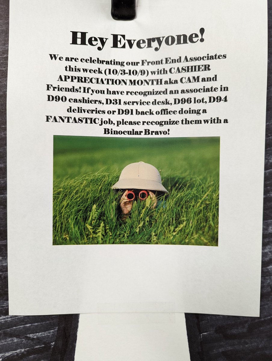 Recognizing the team for CAM celebration!