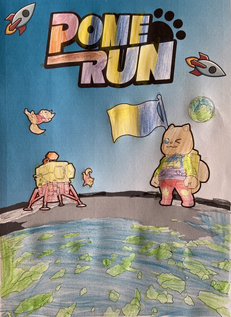 MeneerCreddie's tweet photo. Our father and son entry for the #ColorPOME event.
Since we play the game also together we decided to bundle forces and both work on the coloring this time. Dad has done some background coloring on the PC and son finished the coloring 🤞
Let’s go to Mars @pomerium_space 💪 https://t.co/Z34UZNpLL1