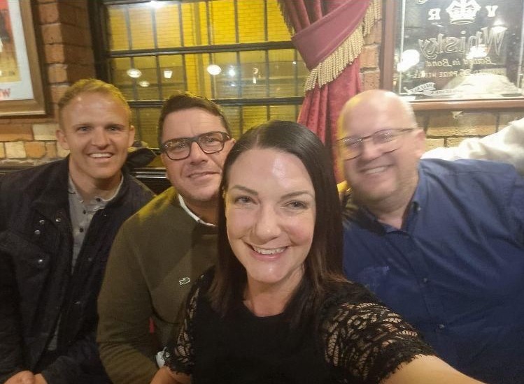 Tobermore's tweet photo. It was Tobermore’s pleasure last week to have Fortis Merchants landscaping committee visit HQ!
Visitors enjoyed an insight into the factories and processes at Tobermore followed by a fantastic night in Belfast.
#paving #walling #manufacturer #buildingmerchants https://t.co/YECXD6QOpT