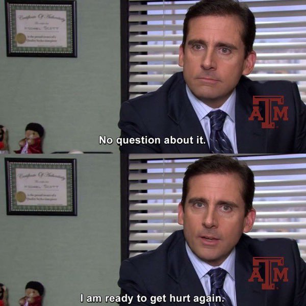 Bama week, Aggies by 90