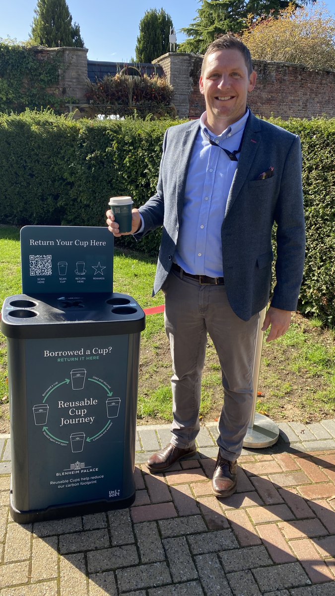reuniverse_com's tweet image. It's World Circular Week and we are delighted to have launched our Digital Returnable Cup Scheme at the iconic @BlenheimPalace

In collaboration with @Circularandco. and @UnisanUK 

#WorldCircularWeek #digitalreuse #reuniverse #reusables #circularity