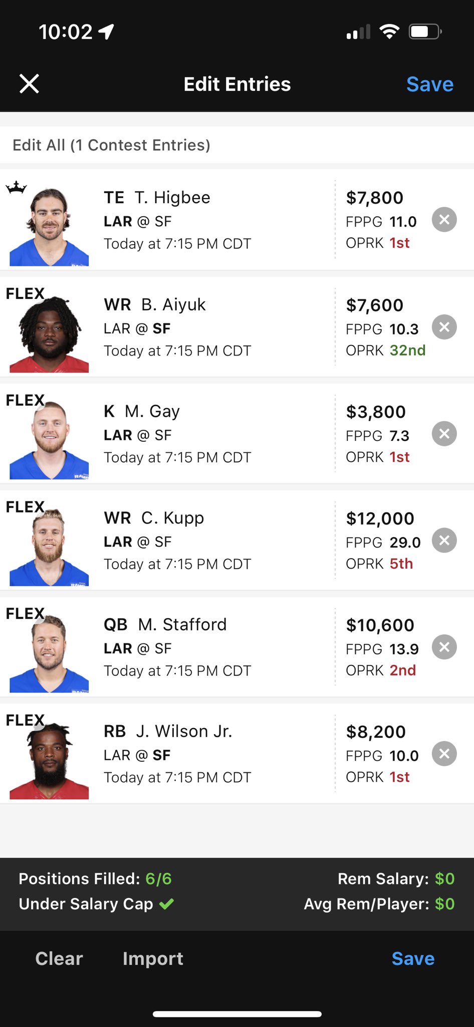 Willie Jenkins on Twitter "My initial thoughts on cash game line ups for tonight’s showdown