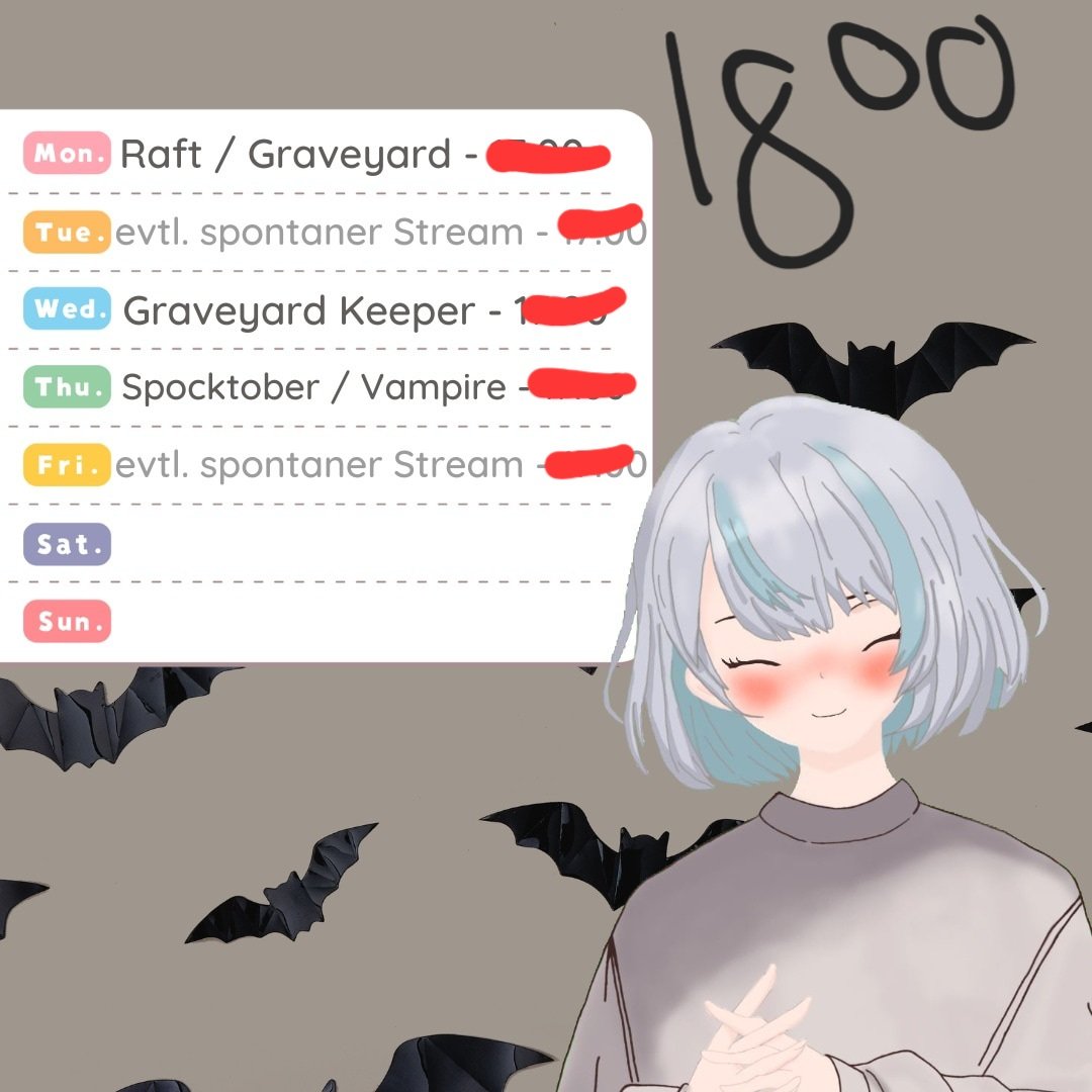 Kleiner zeitlicher Abstimmungsfehler meiner seits
Streams starten jeweils 18.00 diese Woche ^^'

Aber heute gibt es devinitiv ein etwas längerer Ström :)