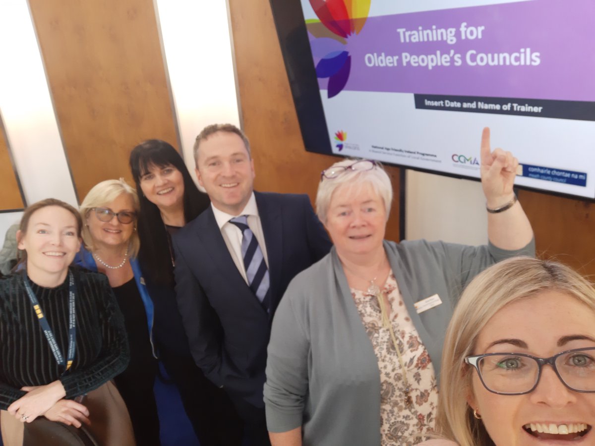 AgeFriendlyIrl's tweet photo. Our regional team is getting ready to roll out a national training programme for Older People's Councils in all local authority areas! https://t.co/0SEPHslZ2B