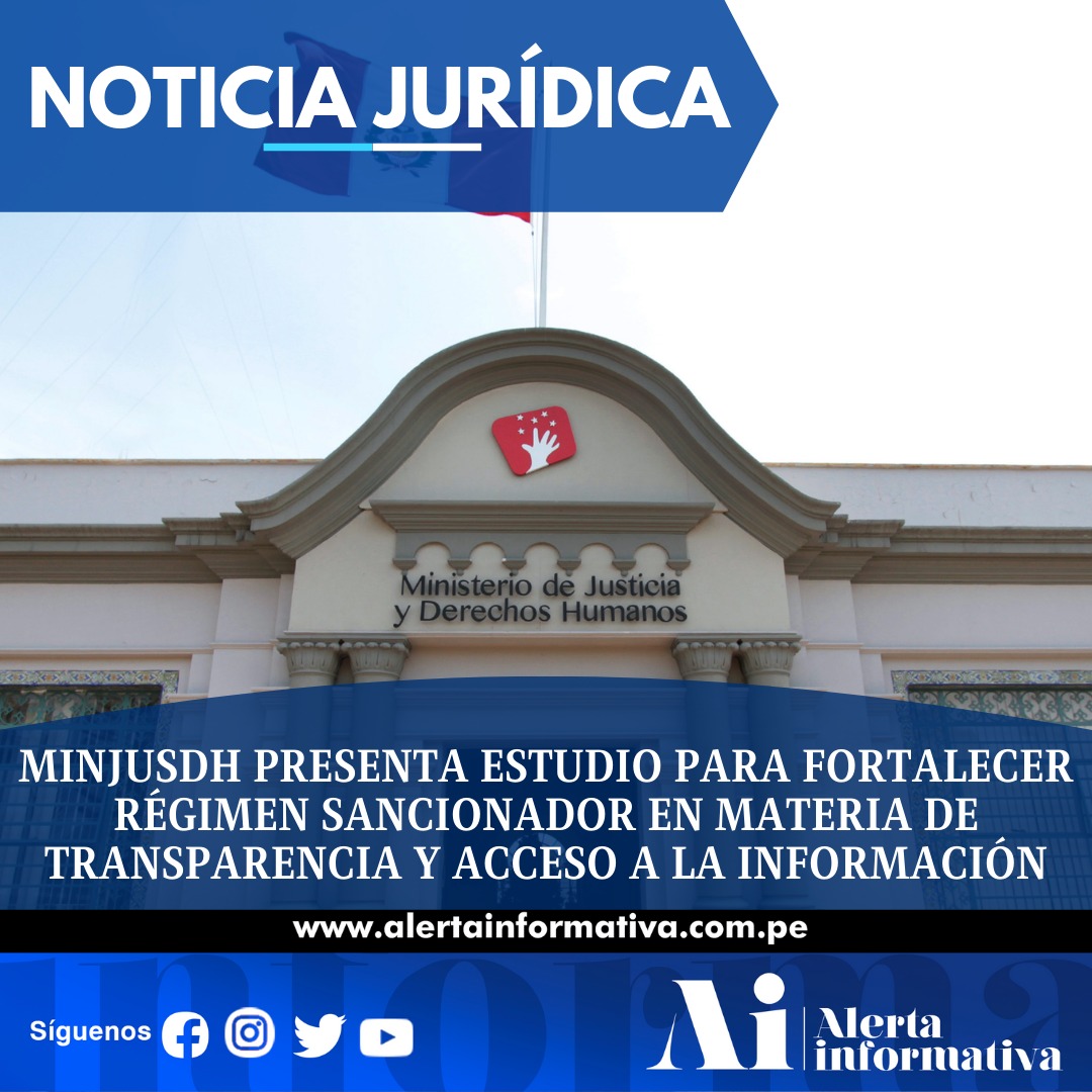 AlertaInformati's tweet photo. 3 de octubre de 2022.- El Ministerio de Justicia y Derechos Humanos  presentó un estudio que aporta recomendaciones para fortalecer y mejorar el régimen sancionador en materia de transparencia y acceso a la información pública. 
Lea la noticia: https://t.co/x3oSRU6sYD https://t.co/LkSP06xnpm