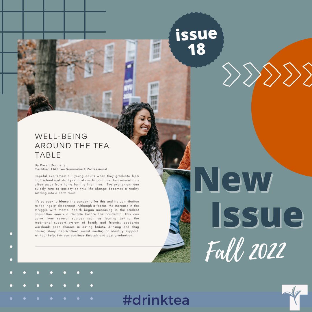 CanadaTea's tweet photo. From enjoying a cup of tea as part of a mindfulness practice to creating connections w/ new people, there are a number of ways for post-secondary students to ease their feelings of anxiety during a time of big change. Check out @GreenhalghTea's sip article https://t.co/qdTtg7sEXC https://t.co/Lyjahbvtqj