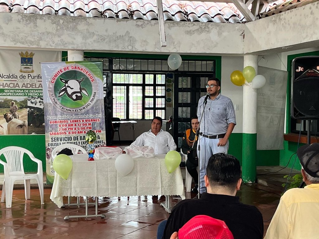 comitepuri's tweet image. En conmemoración a todos los Ganaderos del Municipio de Purificación y sur del Tolima, se llevó a cabo la celebración del día del ganadero, enmarcando la importante labor que realizan a diario y el importante lugar que ocupan en el desarrollo de la ganadería.