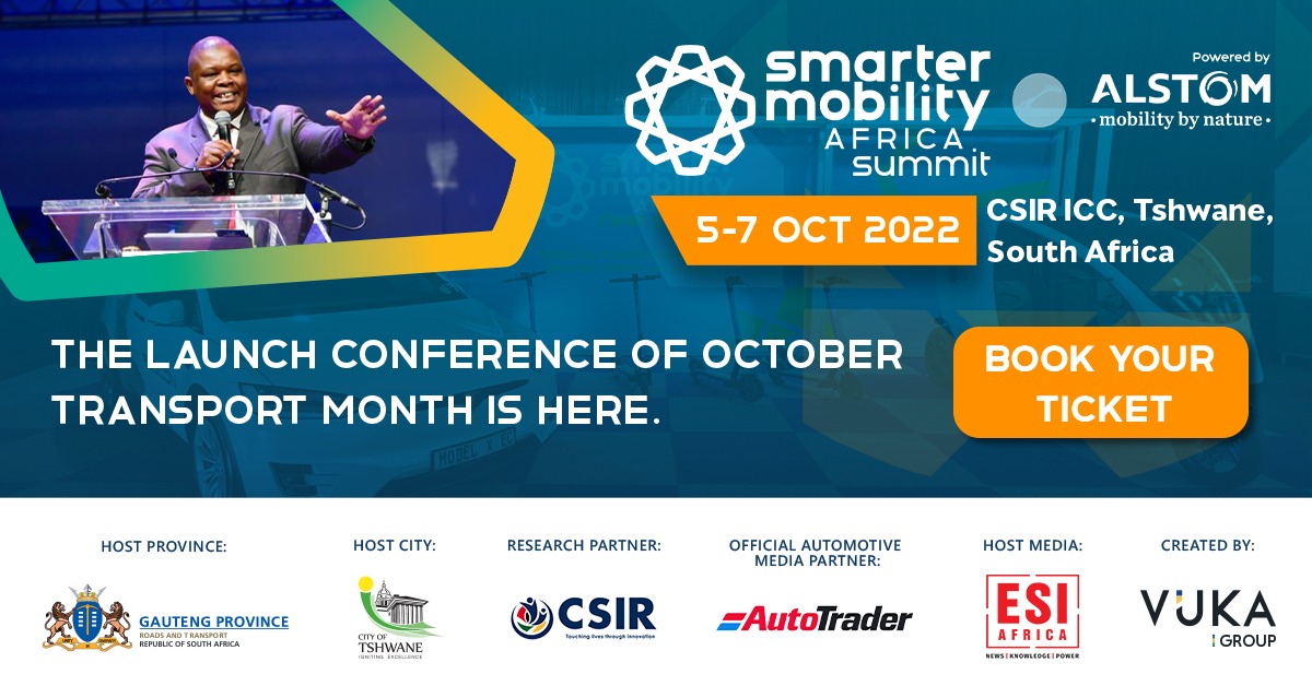 GPDRT_'s tweet photo. October is October Transport Month #OTM2022 in South Africa. Gauteng is launching its #GPOntheMove programme with @smaforall @CSIR on 5 - 7 October #SmarterMobilityAfrica https://t.co/lYxbagZrE7