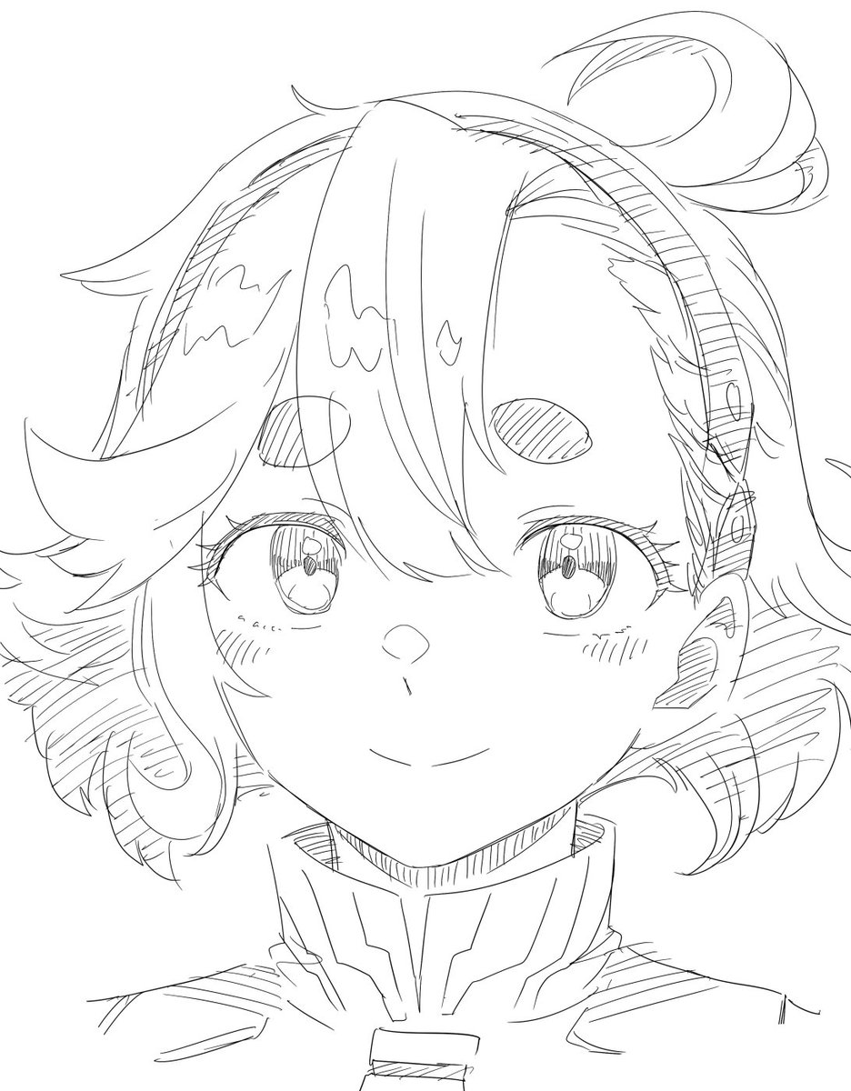 顔を可愛く描けるようになりたいから練習するぞ! 88 