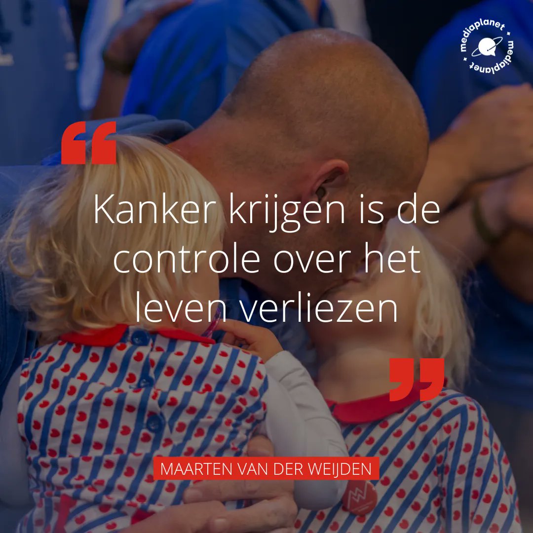 Inmiddels is het meer dan 20 jaar geleden dat hij gediagnosticeerd werd met leukemie. En ook al is zijn ziekte allang en breed weg, toch speelt kanker nog altijd een prominente rol in het leven van ex-topsporter Maarten van der Weijden (41).  buff.ly/3CqssVi