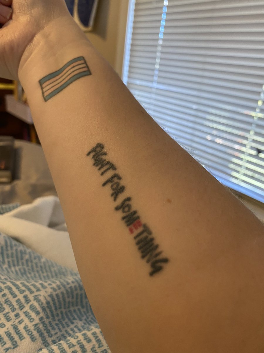 memckay41's tweet photo. reposting my tattoos for #mtday ! thanks for the lyrics @mtrench @JoshRamsay 🥰 https://t.co/iLsqvy3skv
