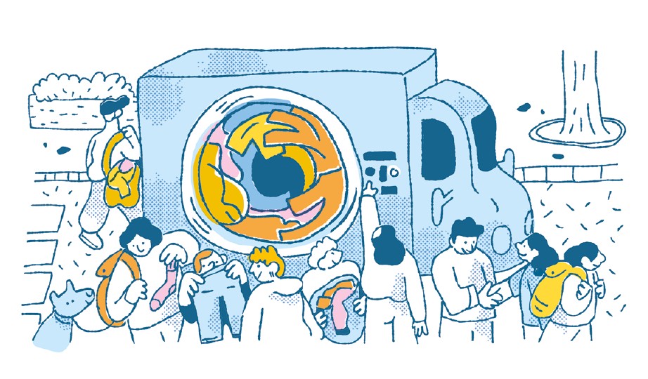 Kanndi Karr, ça veut dire "laverie mobile" en breton… C'est aussi un projet solidaire développé par 2 étudiantes rennaises. L'idée? Un camion proposant des services d'hygiène aux personnes précaires. Détails dans Rennes Métropole magazine > bit.ly/3BNYDMS #solidarité