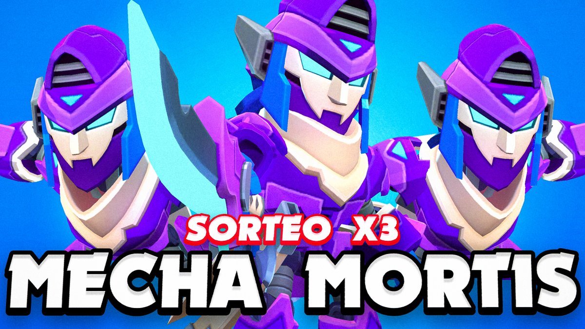🚨 SORTEO X3 MECHA MORTIS 🎁

- Follow 
<a href="/xNUKLEO/">CG | Nukleo</a>

- Follow 
<a href="/CGCarnageGaming/">Los Angeles</a>

- Like &amp; Retweet 
- Etiquetar a 2 amigos

#BrawlStars #MechaMortisGiveaway 
El sorteo termina el 7 de octubre, suerte a todos!