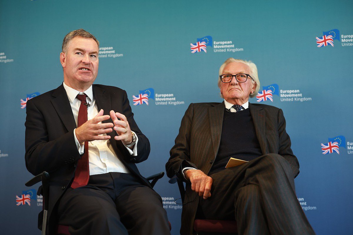 Huge thanks to <a href="/BBCVickiYoung/">Vicki Young</a> <a href="/DavidGauke/">David Gauke</a> and our President, Lord Heseltine for a fascinating discussion this lunchtime for <a href="/euromove/">European Movement UK</a>. It’s time to start an honest conversation about Europe post-Brexit within the Conservative party. It feels like we started that today.