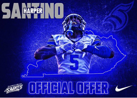 After a great game day visit, I am blessed to receive a offer from <a href="/TMU_Football/">Thomas More Football</a> <a href="/bcmoore22/">🏈Bryan Moore🏈</a> @KyleBarrett0219 <a href="/LeeHarp49650695/">Lee Harper</a> <a href="/STVMFootball/">St. Vincent-St. Mary Football</a> <a href="/STVMAthletics/">STVM Athletics</a>
