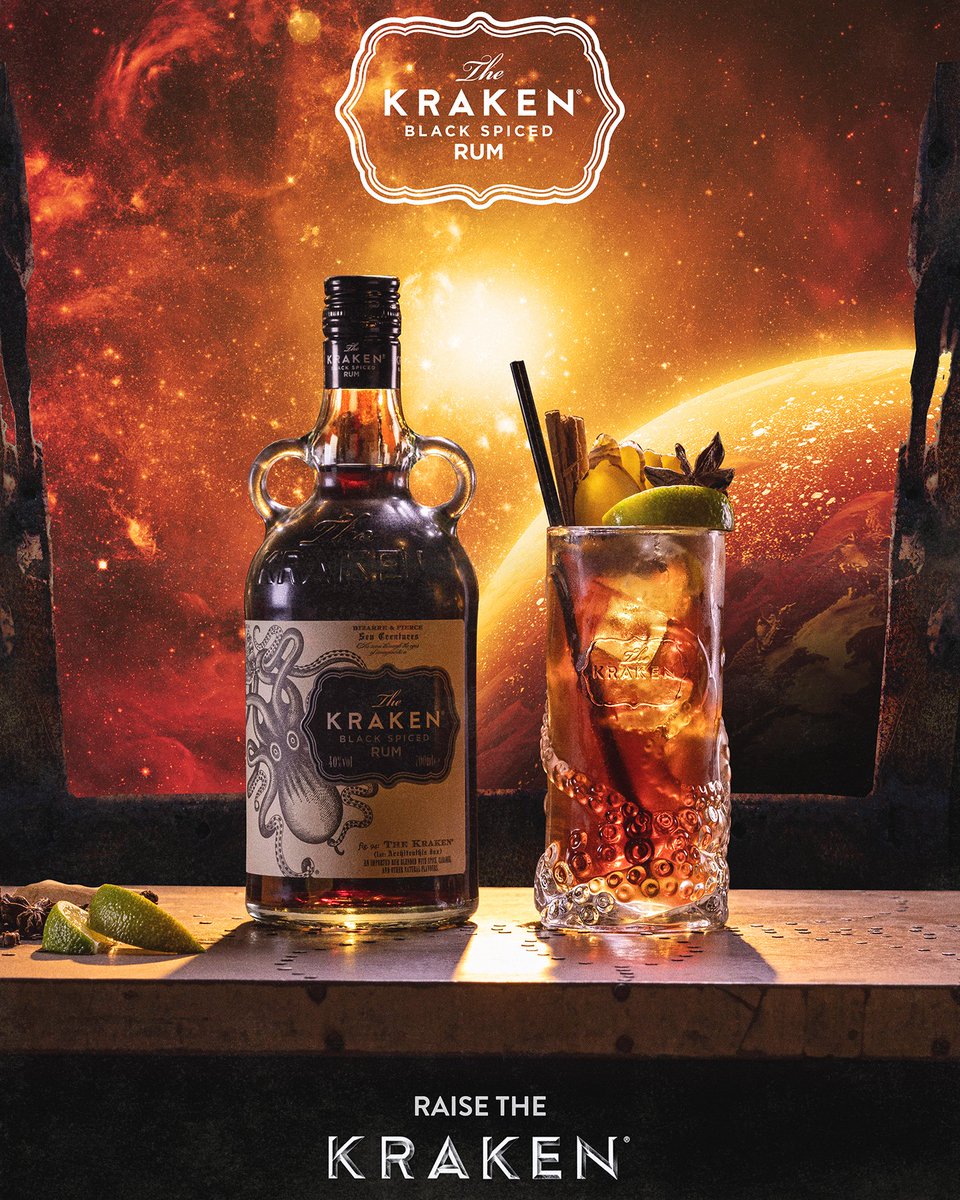 The perfect companion on your intergalactic quest (aside from your crew!)...@krakenrumuk and their delicious and refreshing cocktails