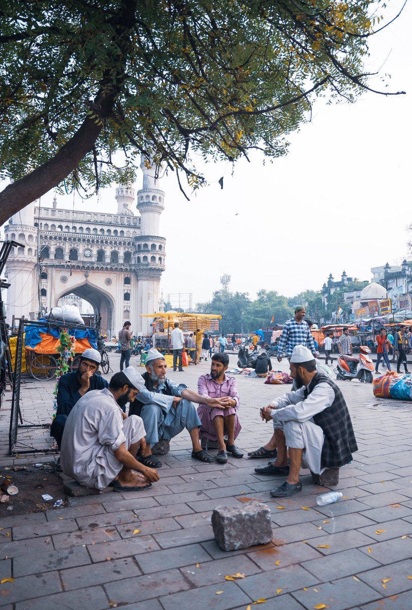 Where people still sit under trees and talk to each other, with no one fiddling with smartphones… A daily morning scene from near #Hyderabad’s grand old #Charminar… 

Old world charm shot on a Sony Alpha 7 Mark 3 with a Sigma 24-70 f/2.8 Art