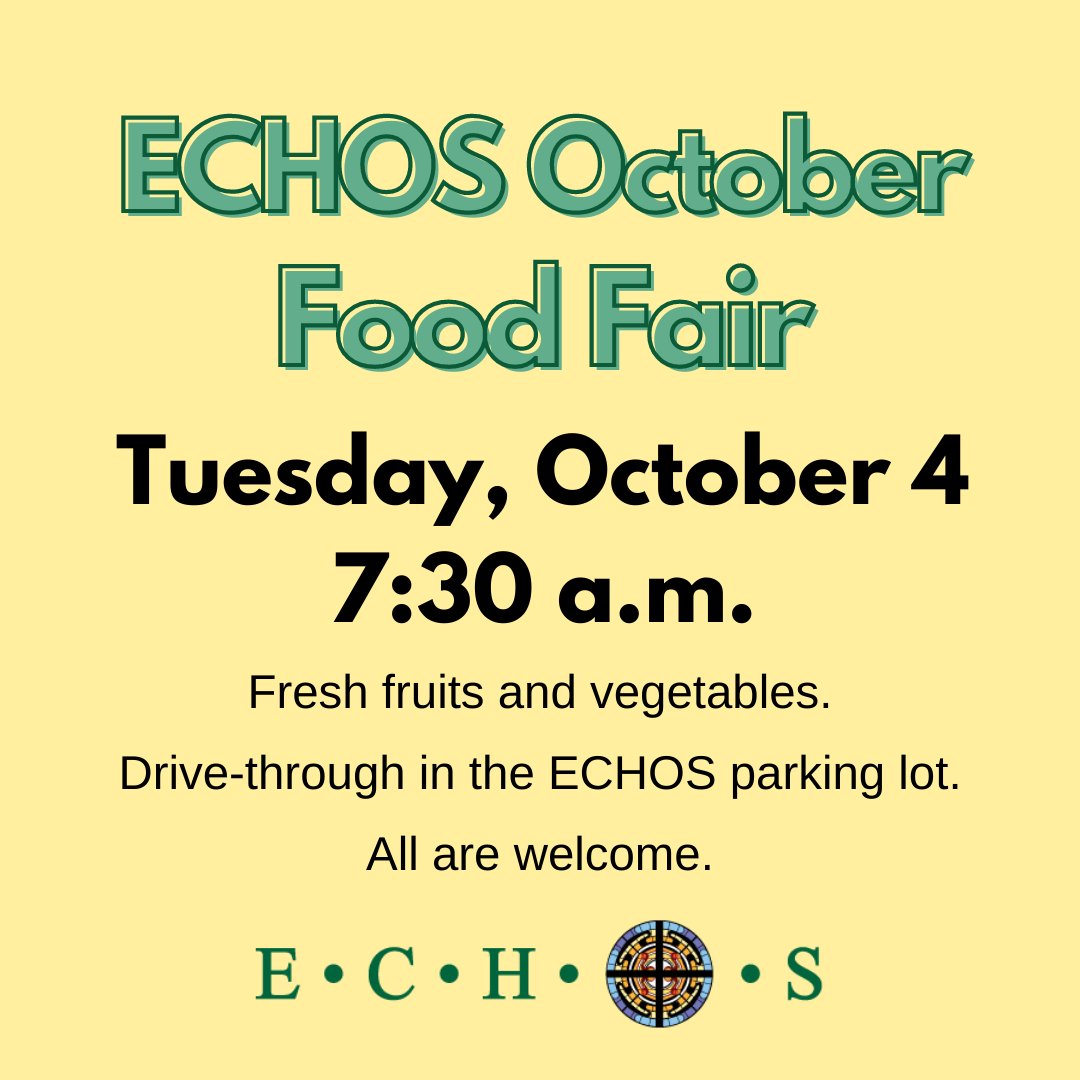 EchosHouston's tweet photo. Tomorrow 10/4 is our Food Fair! We will be distributing fresh produce, meats, &amp; dairy. All are welcome &amp; food is distributed on a first come first served basis starting at 7:30 am at 9600 S. Gessner Building E Houston 77071. Please enter the distribution line from Bissonnet St. https://t.co/DiZJB0ql5E