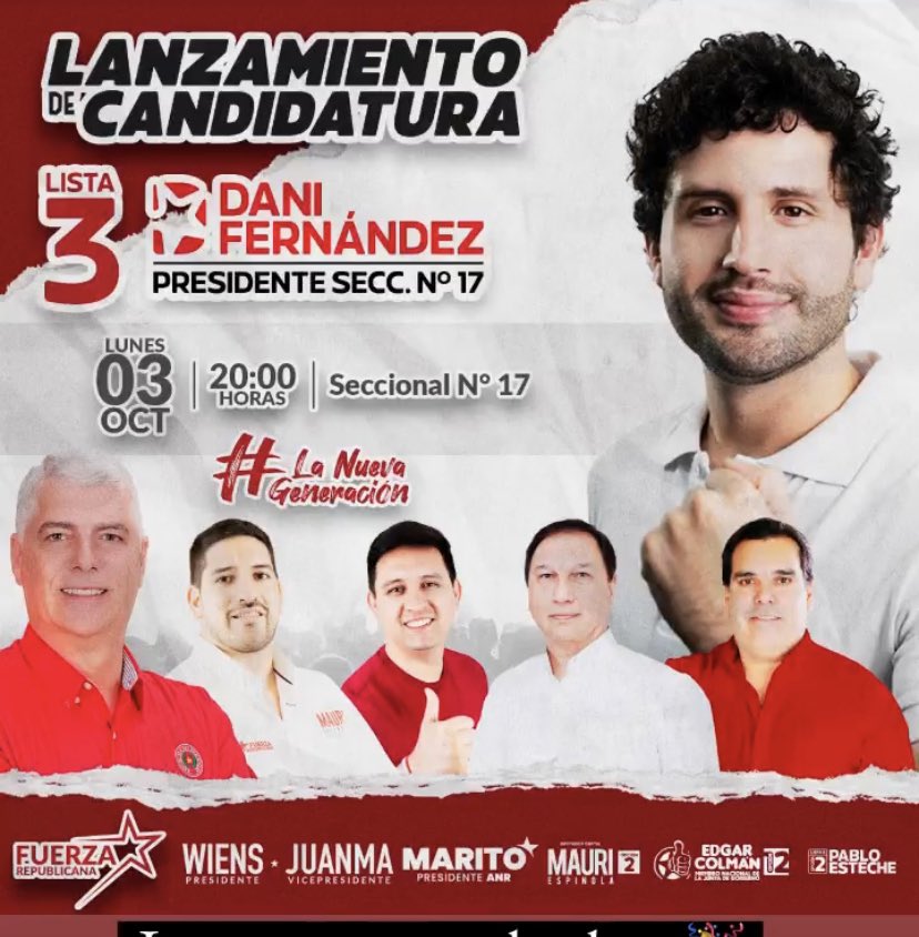 Nos vemos esta noche <a href="/MaritoAbdo/">Marito Abdo</a> <a href="/ArnoldoWiens/">ArnoldoWiens</a> <a href="/BrunettiJuanMa/">JuanMa Brunetti</a>