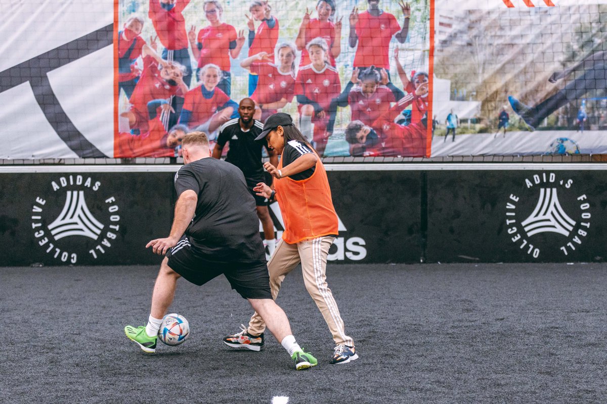 LesDetermines's tweet photo. Une journée qui s'est conclue sur un match de gala - dont vous avez entendu parler sur les antennes de @funradio - avec de nombreuses personnalités telles que @Margot_Dumont , @Coachmamad ,le Freestyleur @SOELOFFICIAL ou encore @booskacolombien https://t.co/6X9v22IyVv