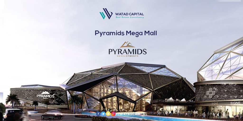 WatadCapital's tweet photo. استثمر فى وحدتك التجارية الان فى بيراميدز ميجا مول العاصمة الادارية الجديدة بجوار مسجد الفتاح العليم  155 فدان اكبر مول تجارى فى مصر بأفضل عائد استثماري 
أسعار تبدأ من 500 ألف ريال.
بمقدم 10٪ وتقسيط على 6 سنوات
او تقسيط 35٪ و 10 سنوات
لمزيد من التفاصيل كلمنا على0563396082 https://t.co/Go84pqZHF1