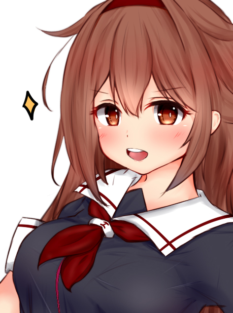 提督っ!あたしが一番だよ! #艦これ #白露(艦隊これくしょん) https://t.co/7zCaXavqgA 