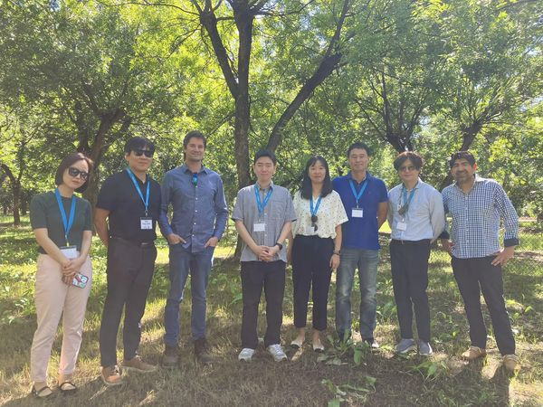 NMDeptAg's tweet photo. THIS IS WHAT WE DO: @NMDeptAg Marketing staff hosted buyers from Korea the week of Sept. 19 during a Dried Fruit &amp; Nut Inbound Trade Mission. The group visited @stahmanns pecan orchard in La Mesa, New Mexico. https://t.co/ixdzXAugDs