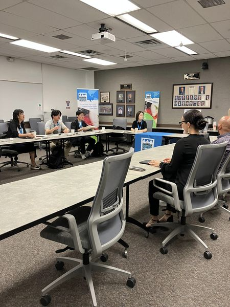 NMDeptAg's tweet photo. THIS IS WHAT WE DO: @NMDeptAg Marketing staff hosted buyers from Korea the week of Sept. 19 during a Dried Fruit &amp; Nut Inbound Trade Mission. The group visited @stahmanns pecan orchard in La Mesa, New Mexico. https://t.co/ixdzXAugDs