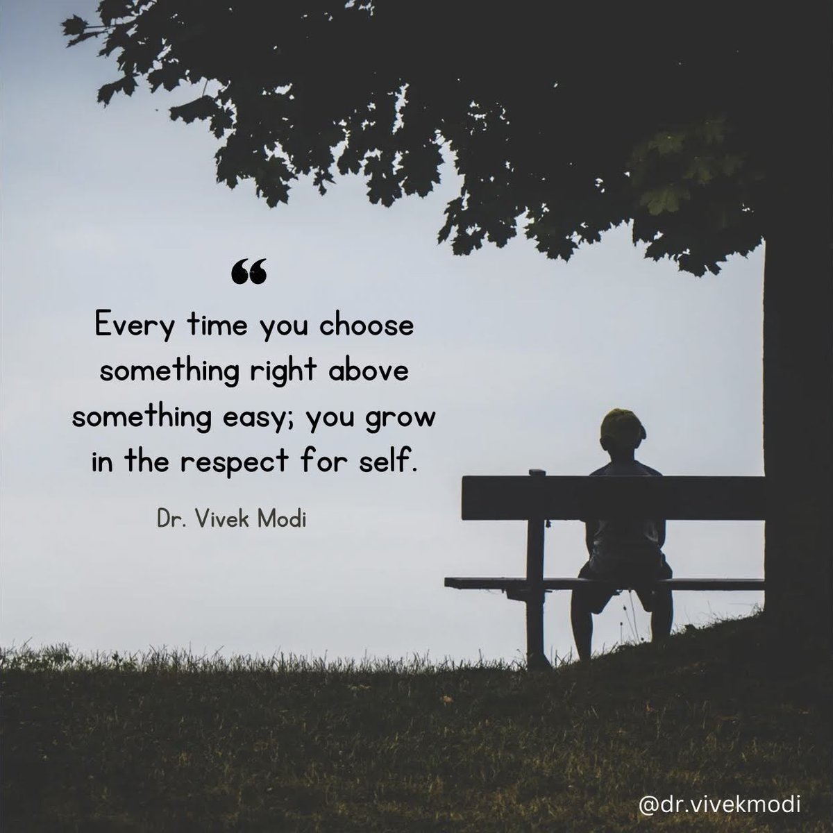 Your ability to choose right above easy is the key to a great life.

instagram.com/tv/CjJctERD4GF…

#MondayMotivation 
#quoteoftheday 
#VivekModi
#Inspirational
#LifeLessons 
#quote