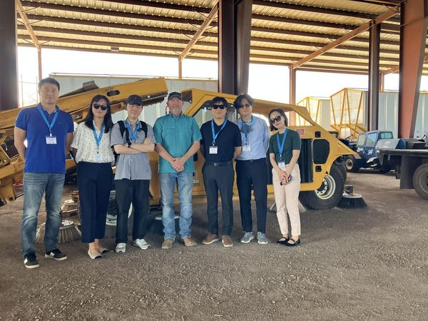 NMDeptAg's tweet photo. THIS IS WHAT WE DO: @NMDeptAg Marketing staff hosted buyers from Korea the week of Sept. 19 during a Dried Fruit &amp; Nut Inbound Trade Mission. The group visited @stahmanns pecan orchard in La Mesa, New Mexico. https://t.co/ixdzXAugDs