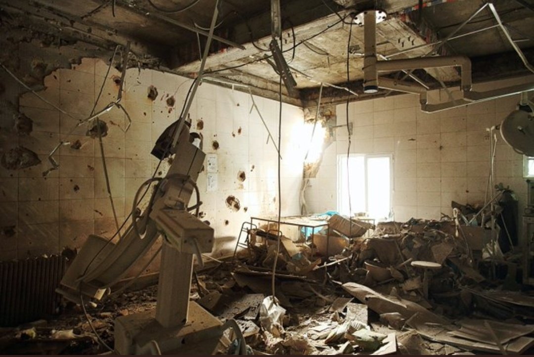 SpiritofLenin's tweet photo. On October 3, 2015, 7 years ago today the US Air Force committed a serious war crime by "repeatedly and precisely" attacking a Doctors Without Borders (MSF) hospital in Kunduz, Afghanistan, ki!!ing 42 patients and medical staff and injuring over 30 more. https://t.co/AZvIp7QUWj