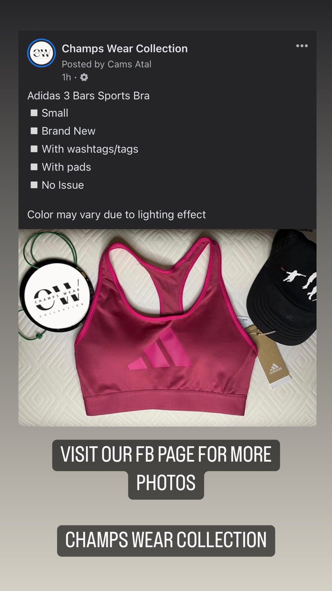 CAMSATAL's tweet photo. SPORTS BRA FOR SALE! BRAND NEW WITH TAGS ❗️❗️❗️ https://t.co/grtSnw5IAb
