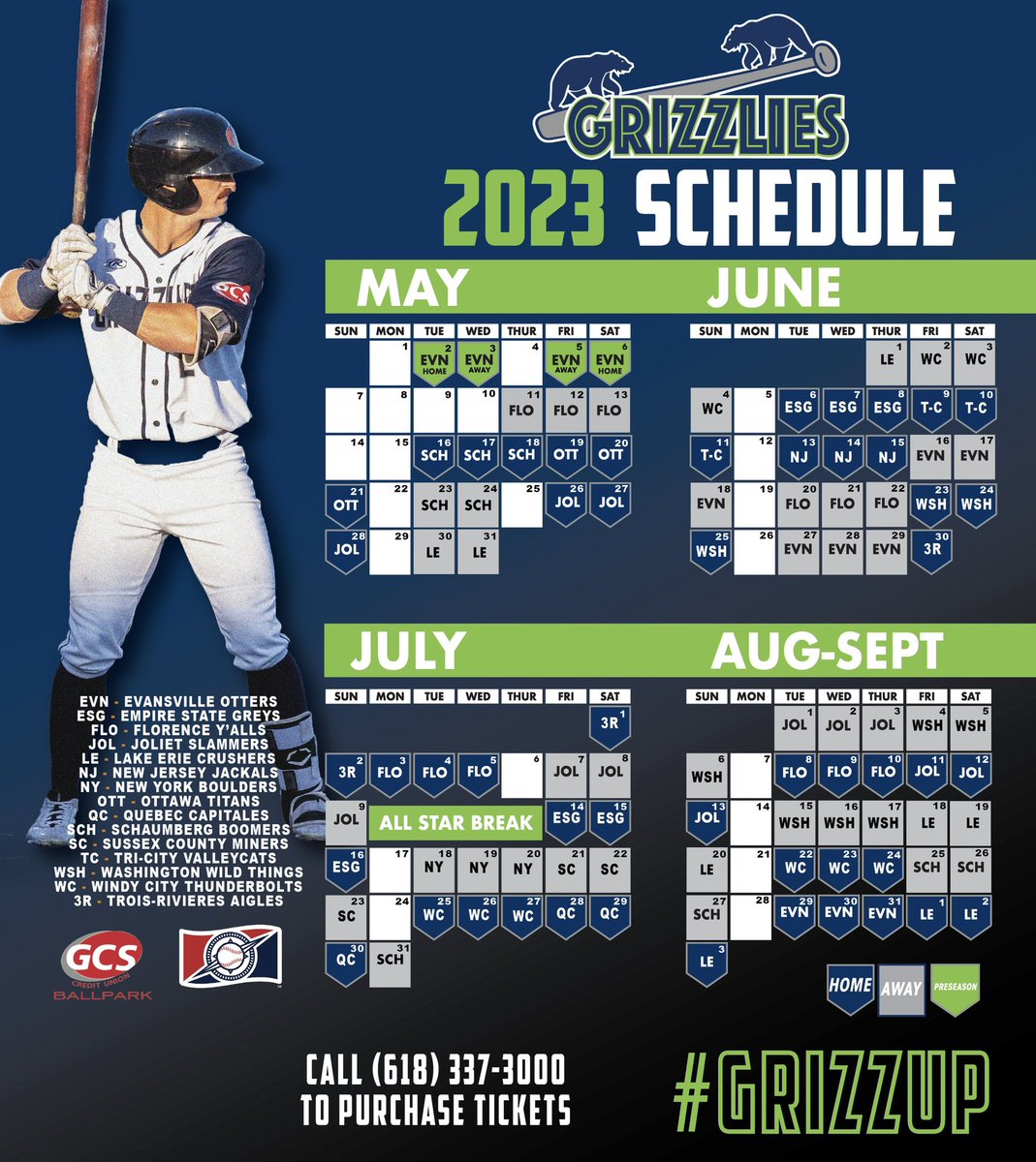 GatewayGrizzlie's tweet photo. We’re ready to #GRIZZUP.🐻@FLProBaseball 

https://t.co/uKpSThDDGW https://t.co/mtaZ3AD43T