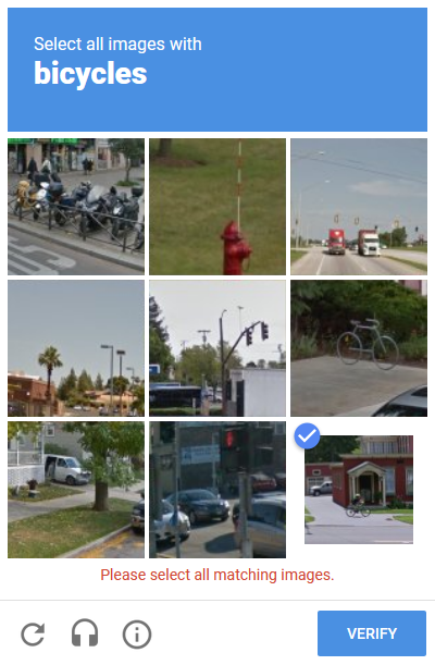 I was not a human until I marked the decorative bicycle rack as a bicycle