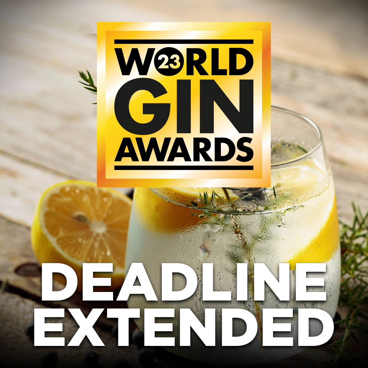 🚨We're extending the deadline! You now have until the 15th of October to enter the World Gin Awards for this year. Don't miss out on your chance of being crowned the world's best 🏆

Enter here: ow.ly/z3LR50KZOPT