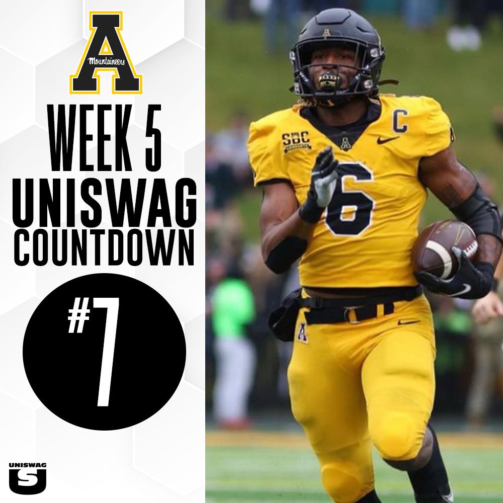 UNISWAG Uniform of the Week Countdown #7 @AppState_FB #uniswag
