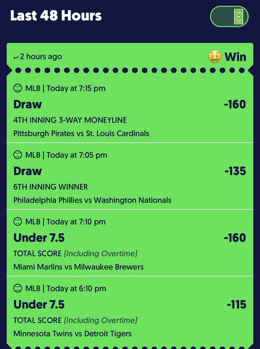 1moneyteam_'s tweet photo. MoneyTeam has been going crazy 🔥

Dont sleep too long 😴 good funds getting made 🙌

#GamblingTwitter #sportsbettingtwitter https://t.co/HO1icNFcIR