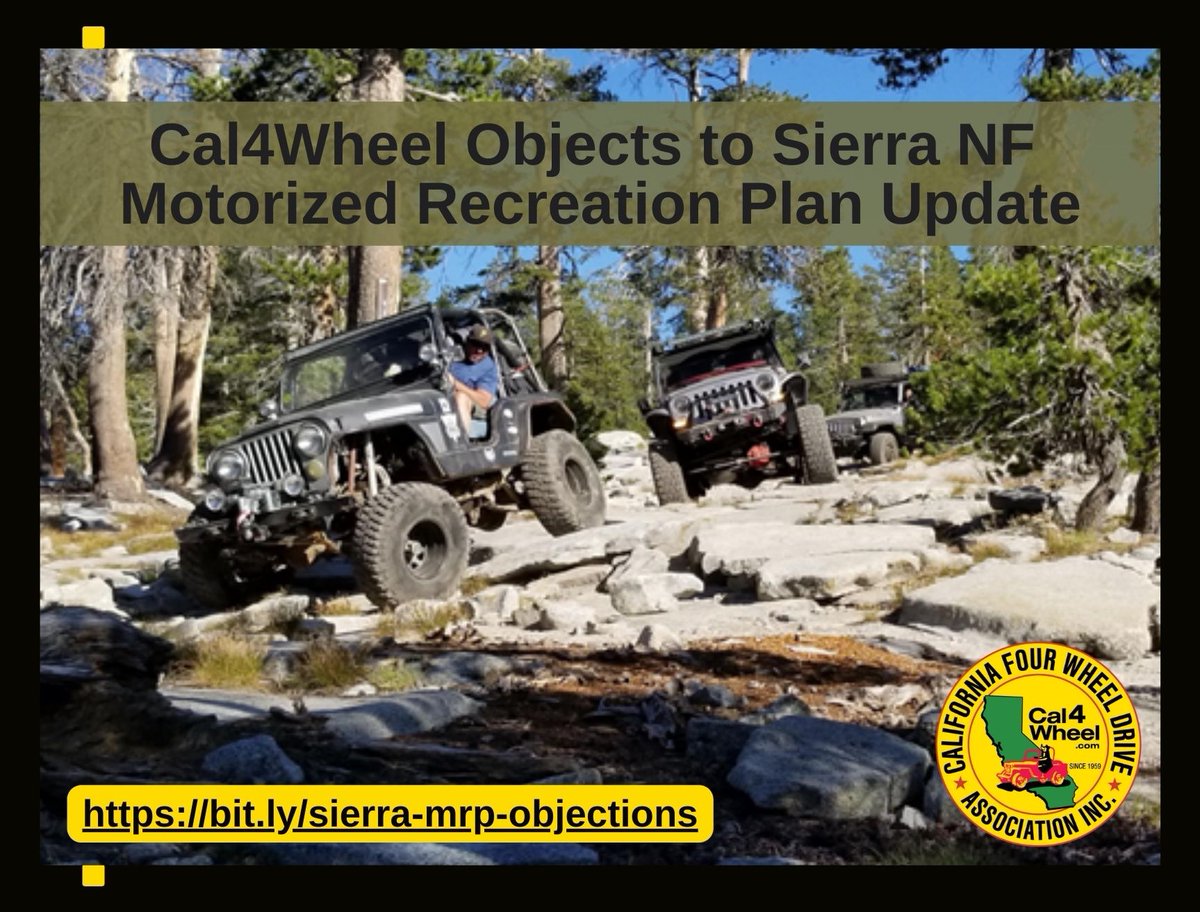 California Four Wheel Drive Association, Inc. tweet media