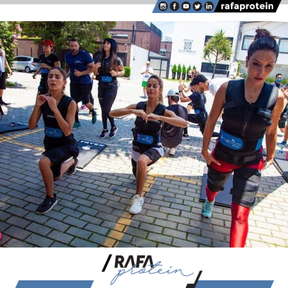 RafaProtein's tweet photo. Ao ar livre, em casa, na academia, no trabalho, com os equipamentos i-Motion (@imotiongroup), você pode fazer seu treino onde quiser. (+) https://t.co/LvyqG1tygd
