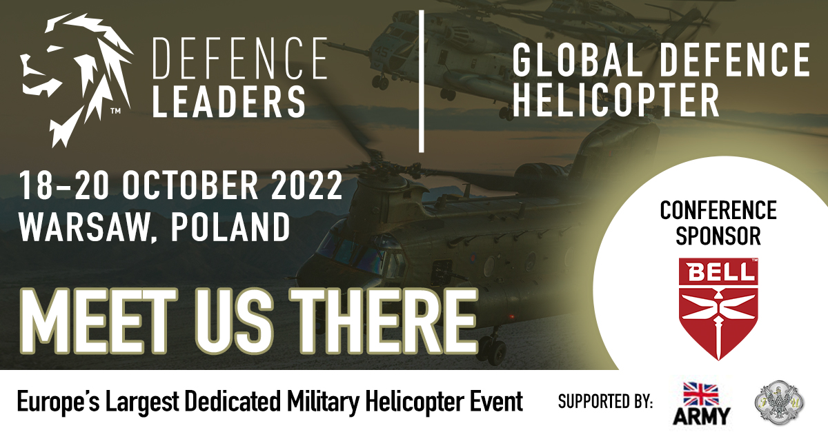 The @Defence_Leaders Global Defence Helicopter exhibition in Warsaw, Poland, is two weeks away! Join Bell's Frank Lazzara, Director Advanced Vertical Lift Systems Sales and Strategy, as he discusses transitioning from helicopters to tiltrotors. See you there!